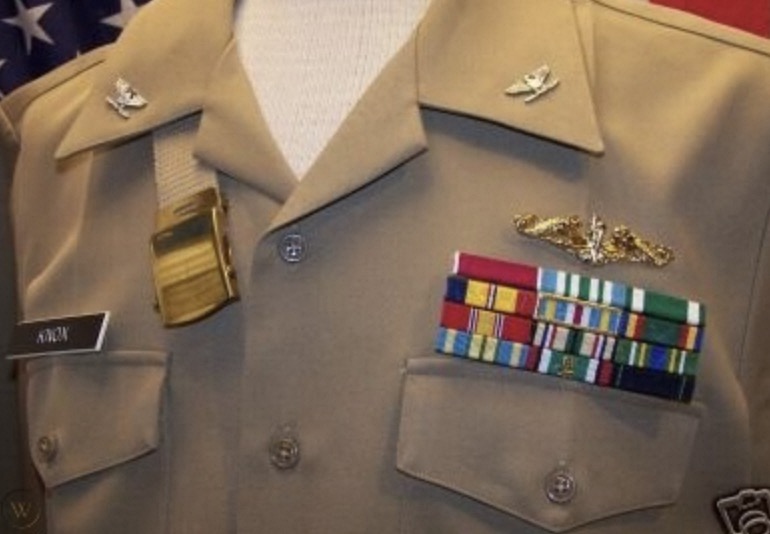 navy officer khaki uniform
