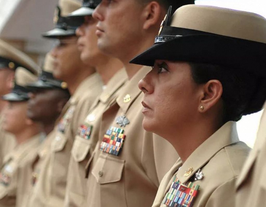 navy officer khaki uniform