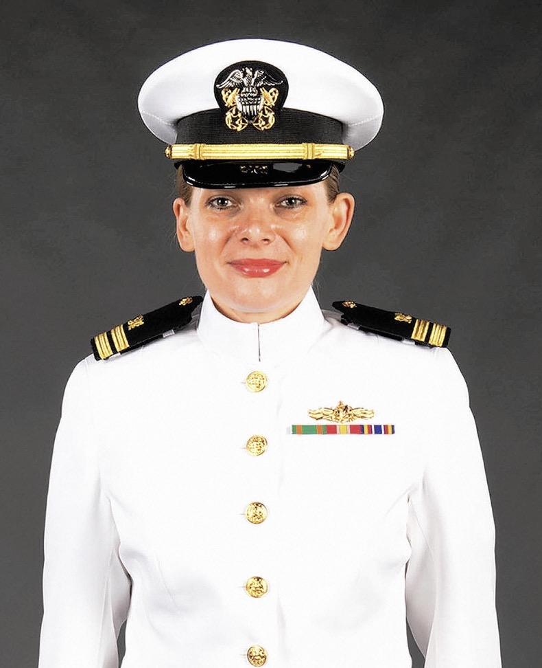 officer uniform navy