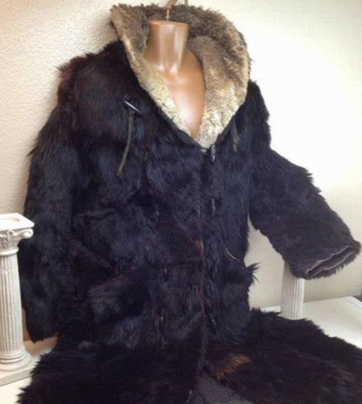 real bear fur coat