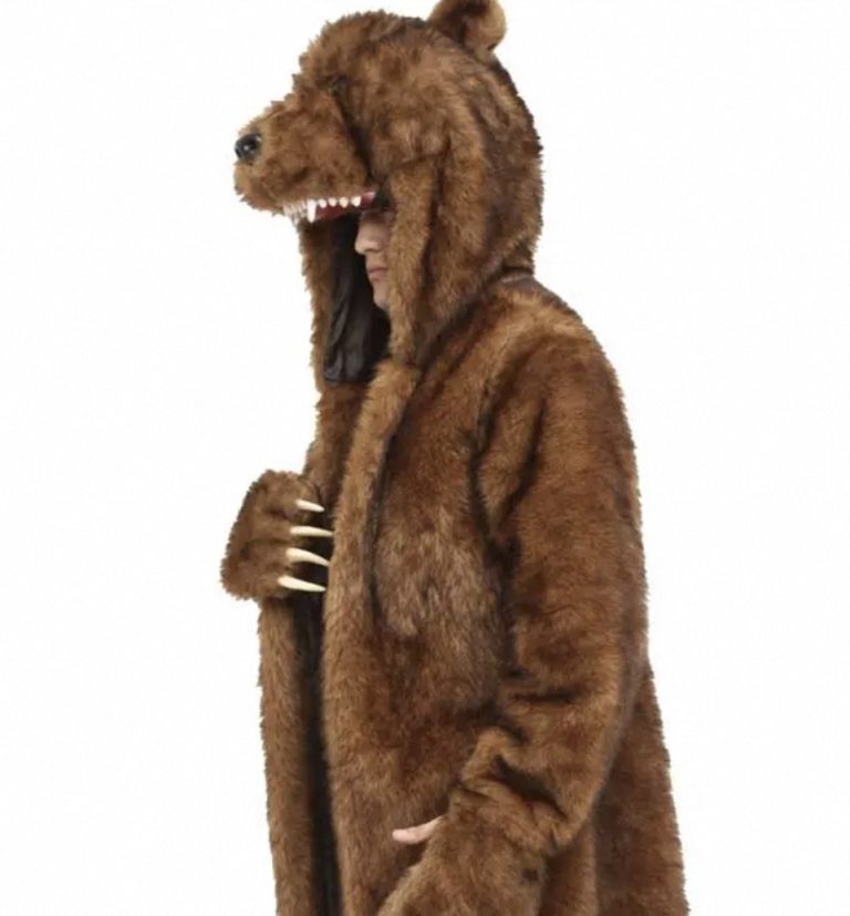 real bear fur coat