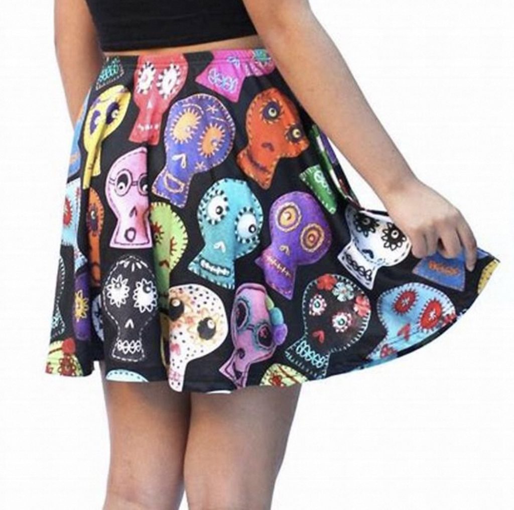 Day of the Dead Skirt