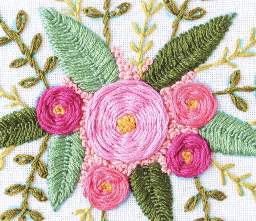 embroidery flower