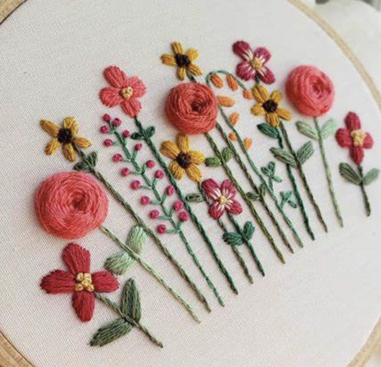 embroidery flower