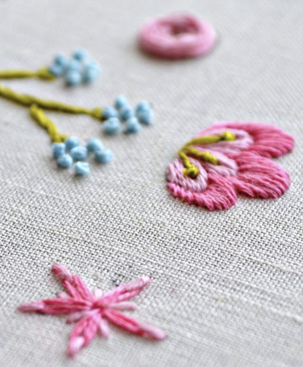 embroidery flower