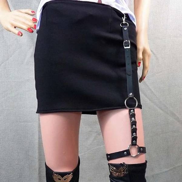 garter belt with leg straps