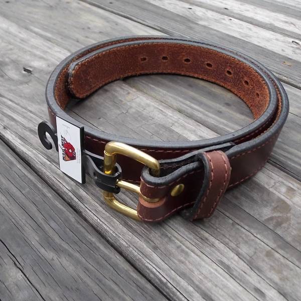 heavy duty leather belt