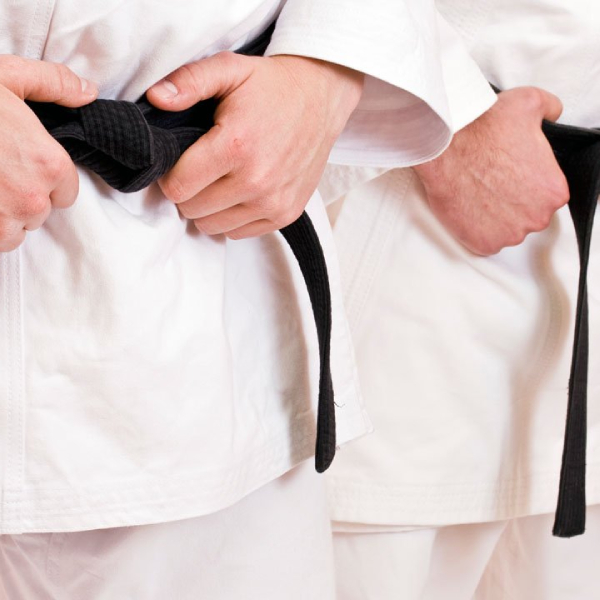 black belt in karate