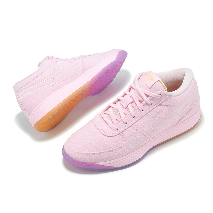 pink basketball shoes