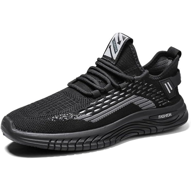 all black sports shoes